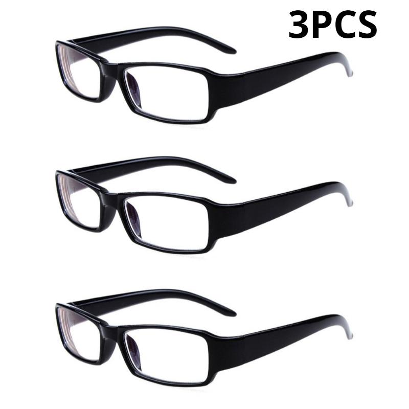 

3Pcs Anti-Blue Light Finished Myopia Glasses For Women Men Unisex Readers Eyeglasses Diopter -1.0 -1.5 -2.0 -2.5 -3.0 -3.5 -4.0 +2.0