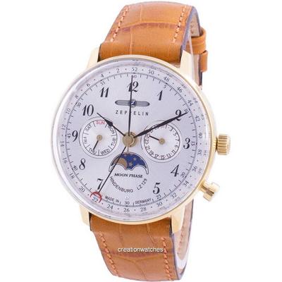 Hindenburg LZ129 7039-1 70391 Quartz Moon Phase Men's Watch