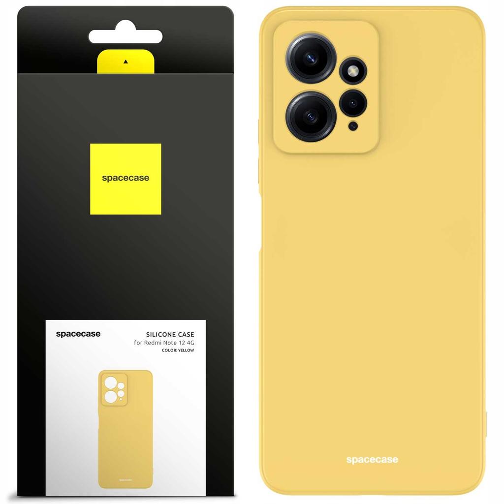 Sc Silicone Case Redmi Note 12 4G Yellow