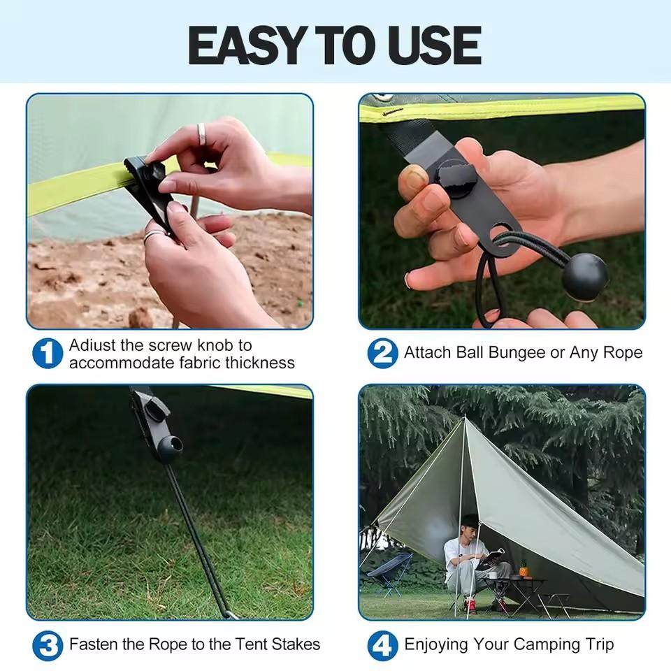 5/10Pcs Camping Tarp Clips Outdoor Clamp Canvas Heavy Duty Lock Grip Tent Fasteners Clips Pool Awning Bungee Cord Car Tighten