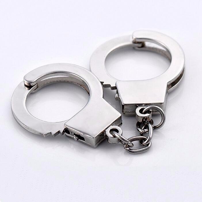 Keychain Handcuff Model Car Keyring Backpack Pendant Accessories