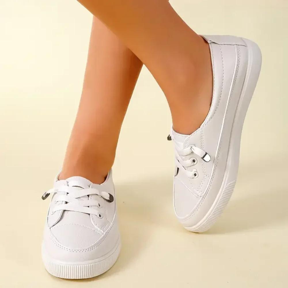 Vår- och Sommarmode Nya Mesh Andningsbara Rund Tå Låg Skärning Casual och Bekväma Platta Promenadskor Sneakers