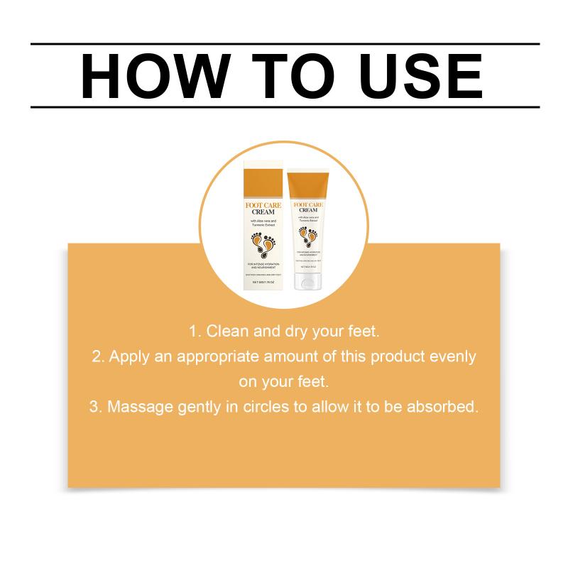 Foot Care Cream: Daily Gentle Hydration, Moisturizing, Refreshing, Delicate And Hydrating Foot Skin one size
