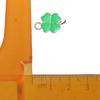 48pcs Four Leaf Clover Alloy Mini Lucky Leaf Charms Alloy Shamrock Charms  for Jewelry Making