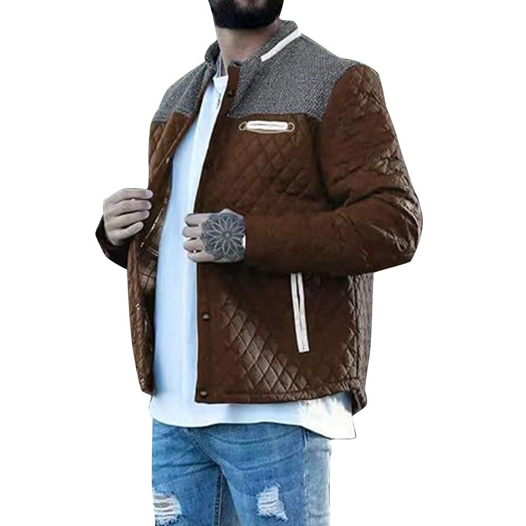 Men's Casual Outdoor Sports Windproof Pocket Jacket Thickened Jacket