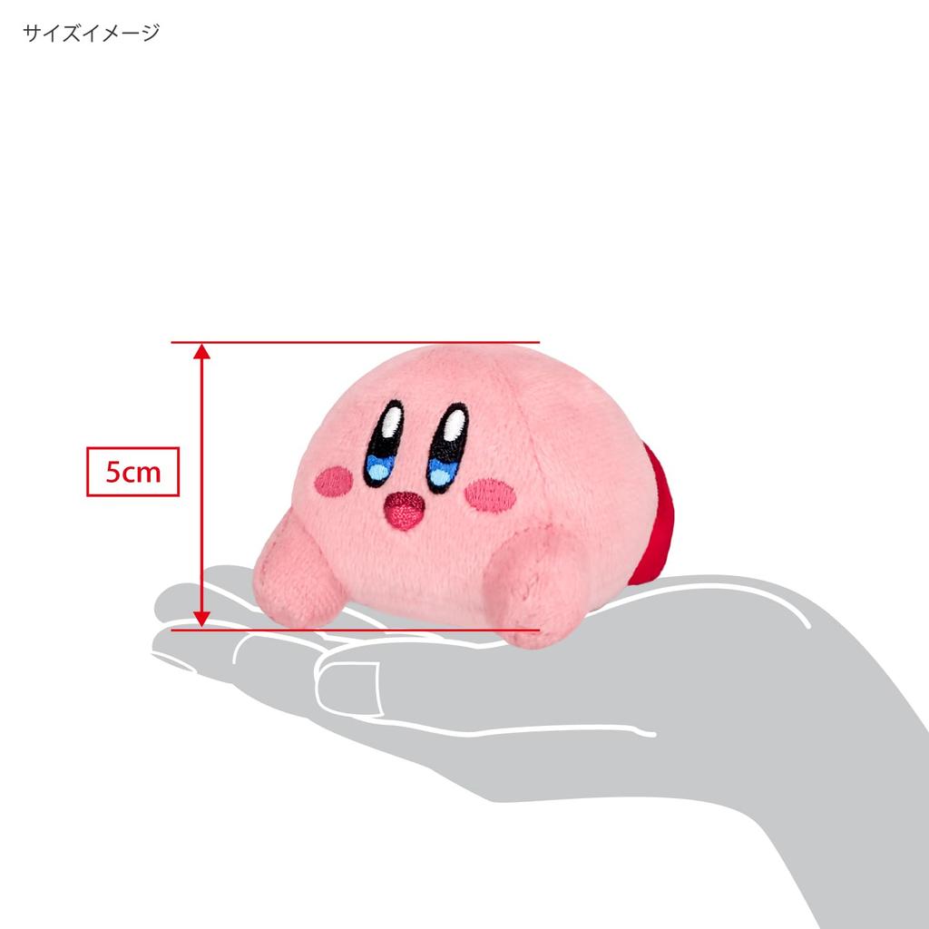 Sanei Boeki Kirby of the Stars Play with Waddle Dee Incredibly Stackable Plush Toy, W6 X D7.5 X H5cm, KPWW06