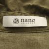 Nano Universe Short Sleeve Shirt Dress F Khaki Women Used