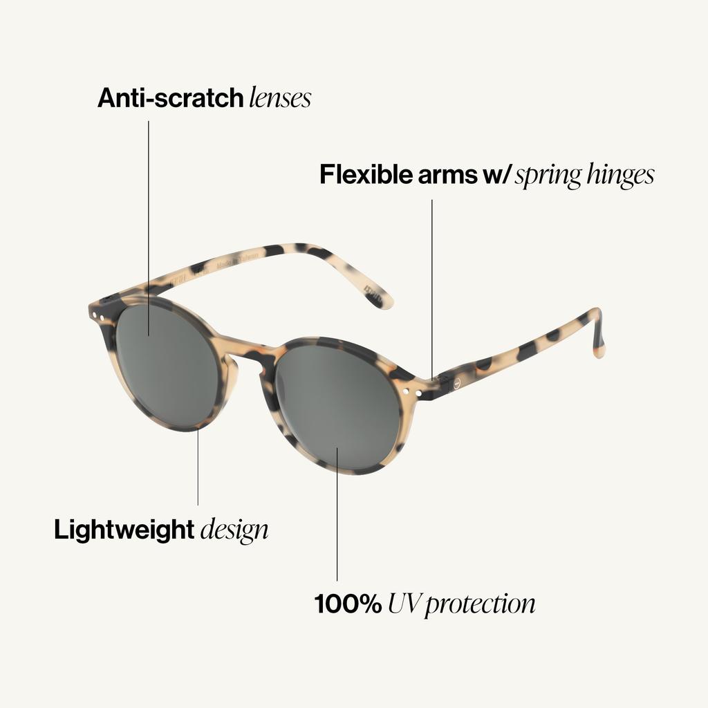 Sonnenbrillen Modell Boston [Izipij] #D (Hellbraun/Grau)