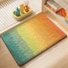 Thickened Absorbent Bathroom Mat Non Slip Shower Floor Rug Soft Plush Toilet Foot Pad for Home Washroom Restroom Decor Carpet