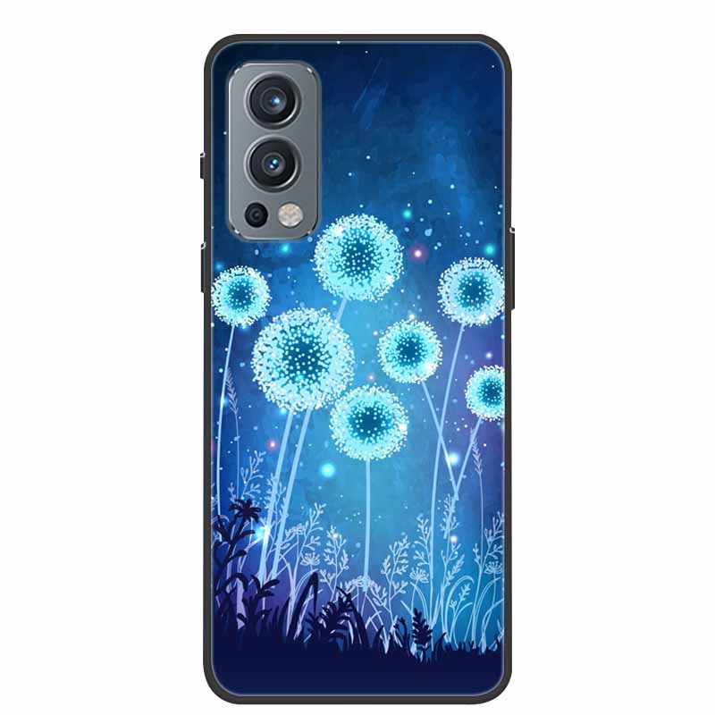 Black Silicone Case For OnePlus Nord 2 5G Phone Case Cover Soft Funda For One Plus OnePlus Nord 2 Back Cover Case 1+Nord 2 Nord2