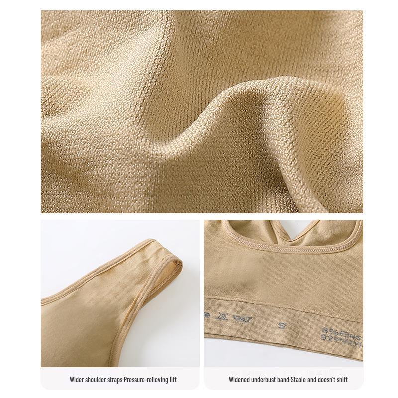 Bezszwowy biustonosz sportowy damski: Bez fiszbin, krzyżowy krój na plecach, idealny do jogi, biegania i fitnessu, dostępny w dużych rozmiarach