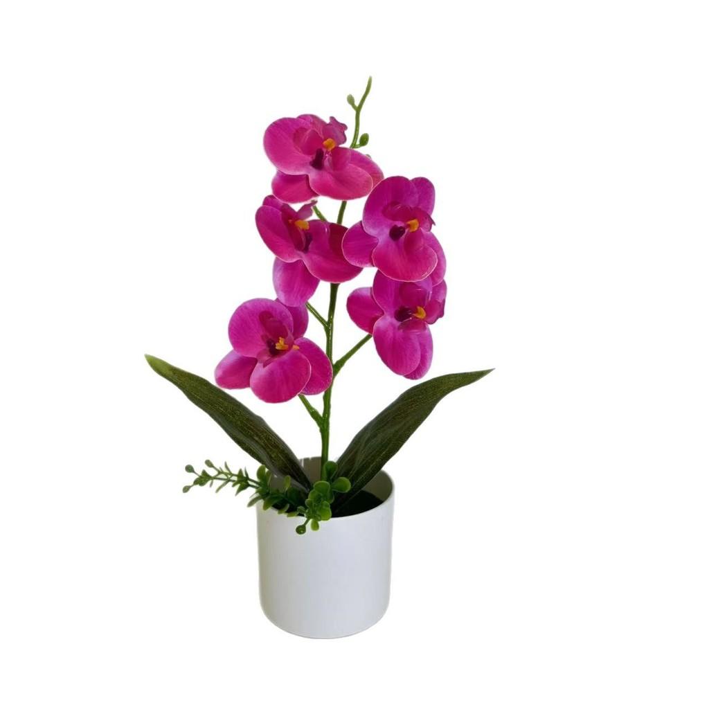 Artificial Butterfly Orchid Flower Bouquet For Home Decor And Arrangements Event