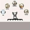 Chihuahua Metal Key Hooks 7 Hooks Wall Mounted Rustproof Home Decor