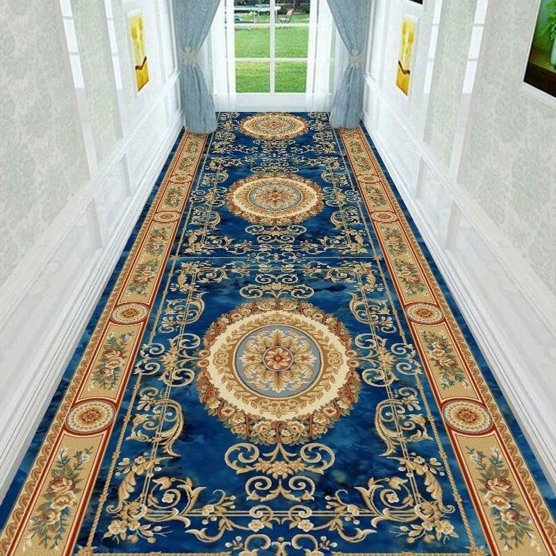 European Style Hallway Carpet Entrance Door Mat Balcony Entrance Mat Hotel Living Room Bedroom Anti Slip Mat