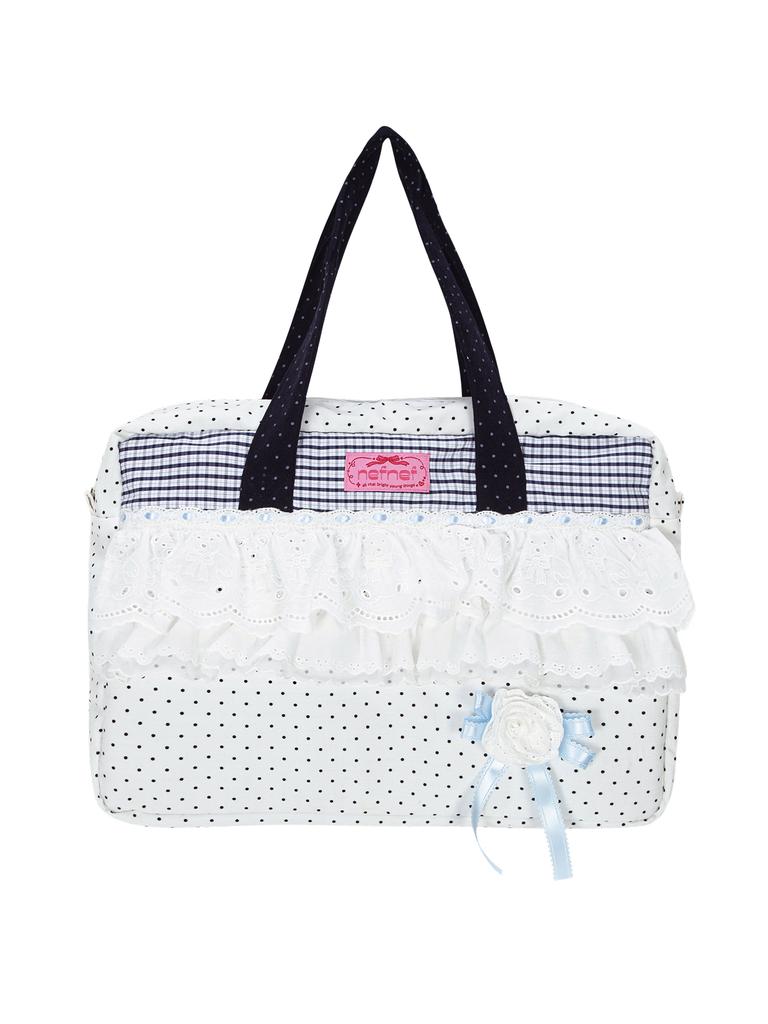 Nefnef Dot Lace Shoulder Bag