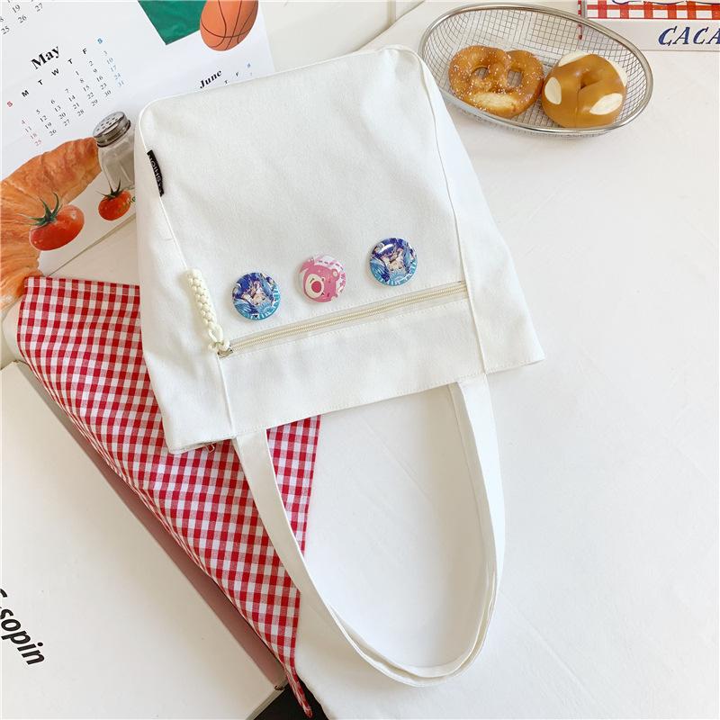 Canvas Bag Women's 2025 New Bag Shoulder Bag Handbag Premium Tote Bag Cloth Bag Student