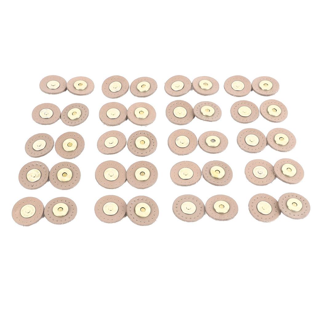 20 Sets Leather Magnetic Snap Multipurpose Magnetic Bag Fastener Clasp for Sewing DIY Craft Purses