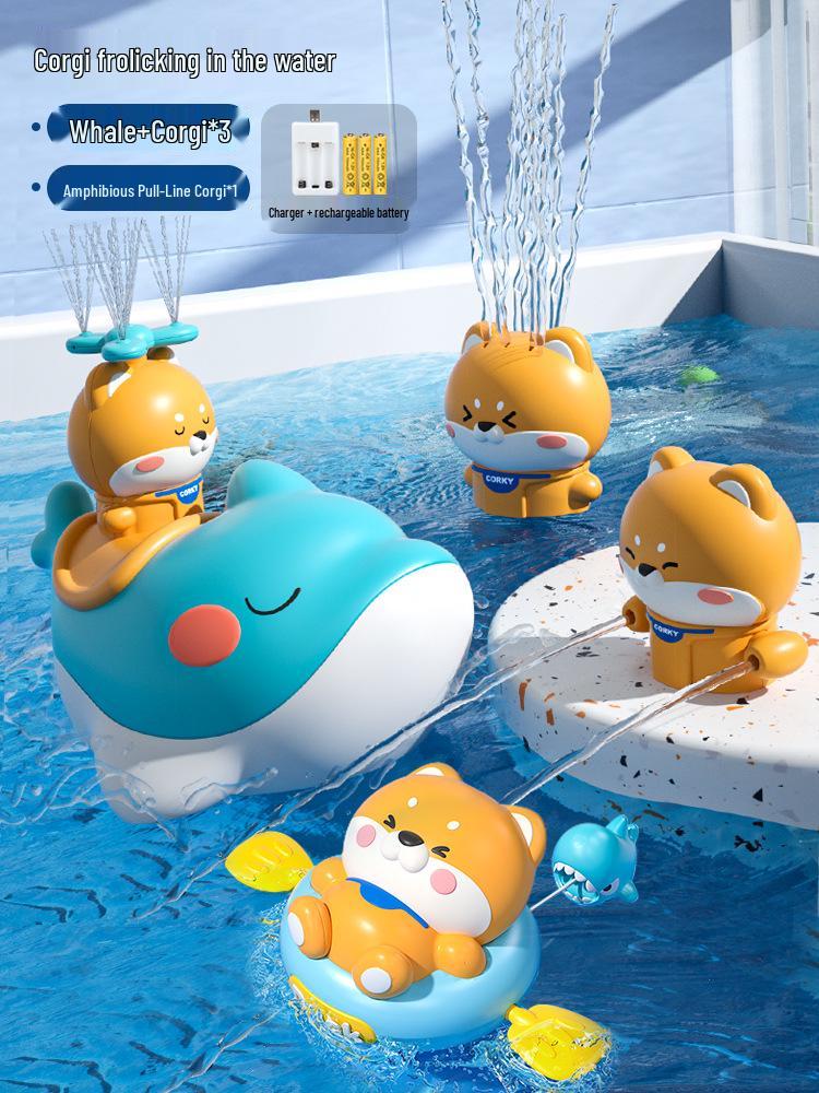 Little Yellow Duck Bath Toys for Kids - Water Play Shower Fun for Boys and Girls