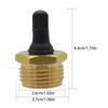 3/4” GHT RV Brass Blow Out Adapter Water Line Plug Winterizing Antifreeze Air Nozzle for Boats Campers Trailers Prevent Freeze