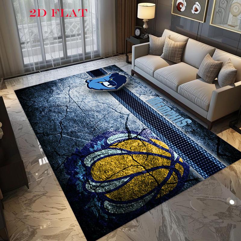 Memphis Grizzlies Basketball Team Logo Carpet Floor Mats Doormat Bathroom Mat Protective Pad Fashion