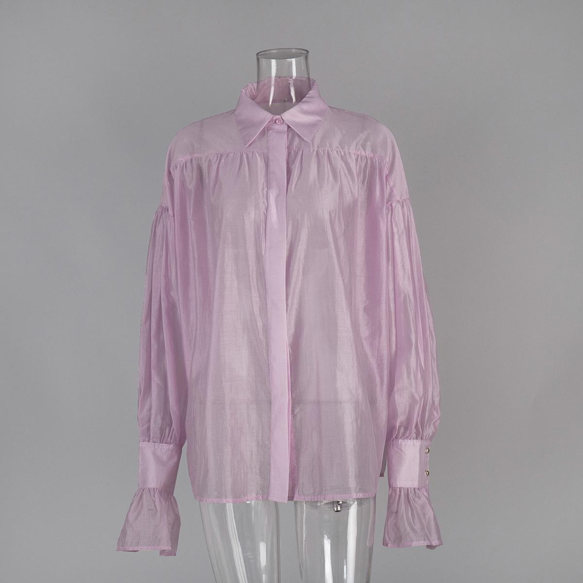 Women s Loose Fit Shirt S розовый
