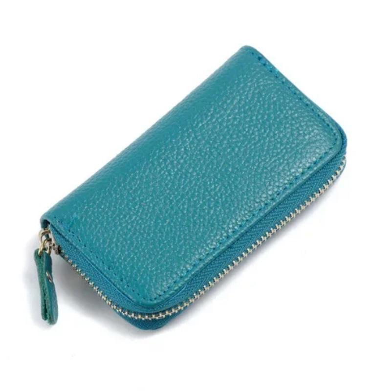 100% Genuine Leather Men's Card Bag, Multifunctional Car Key Bag, Women's Coin Purse