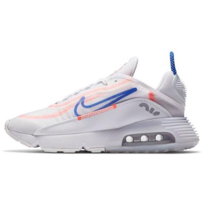 Air Max 2090 Weiß Flash Crimson Racer Blau Damen Sneaker Freizeitschuhe CT1290-100