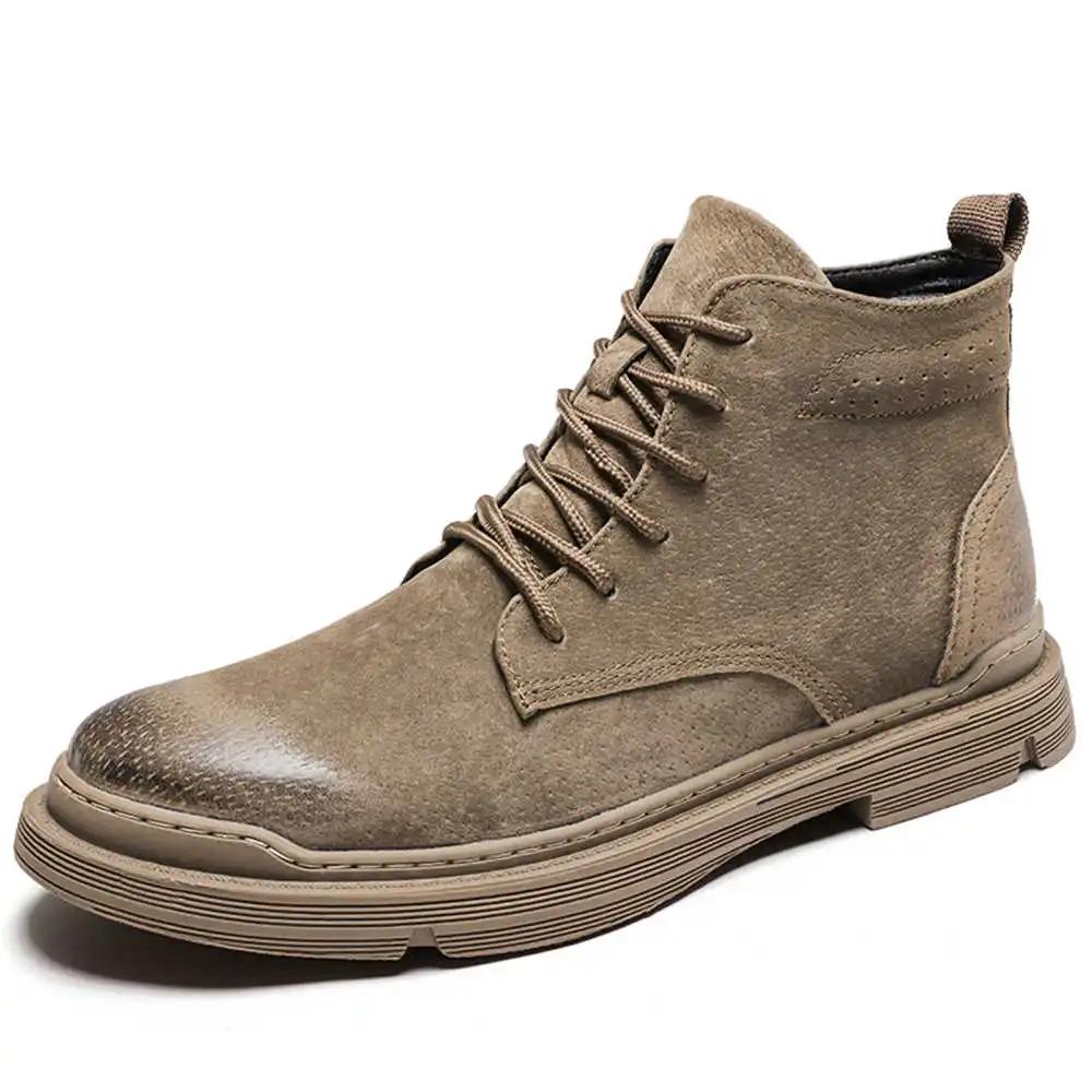 Fashion Winter 42-43 School Shoes Man High Shoes Men Boots Sneakers Sport Snaeker Bascket Luxury Brand Shors Industrial Sewing