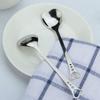 6 Pcs Stainless Steel Heart Shape Coffee Spoon Kitchen Accessories Dessert Sugar Stirring Spoons Teaspoon Dinnerware