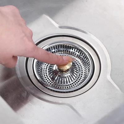 Durable Anti Clog Kitchen Sink Strainer Anti-blocking Floor Drain Plug Drain Filter Hair Clean Up Food Catcher Tools Mesh Trap