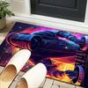 Cyberpunk Gaming Hero Office Rug Chair Mat, Entryway Carpet, Suitable for Front Door, Bedroom, Living Room, Desk, Holiday Gift