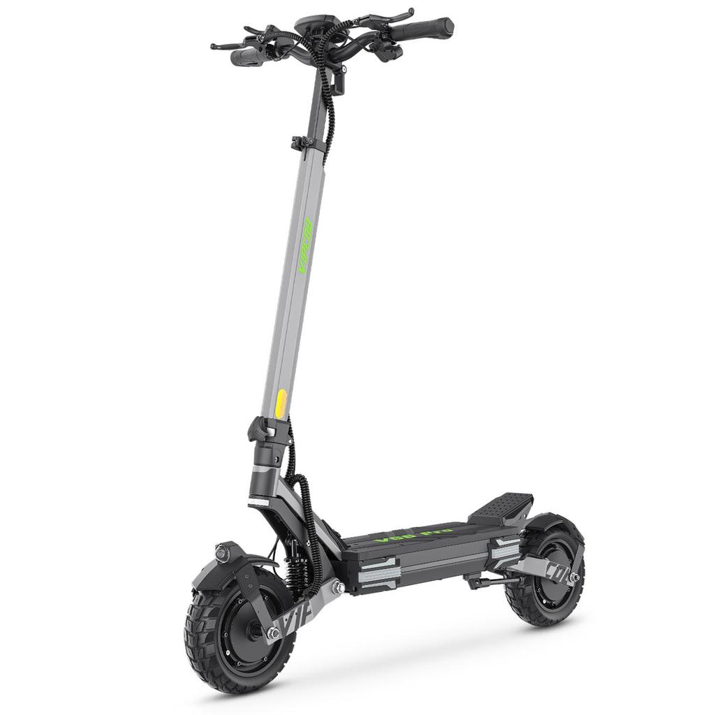 VIPCOO VC-VS6PRO All-Terrain 2*1200W Dual Motor Electric Scooter 52V20.8Ah Battery 10 Inch Off-Road Tires Outdoor Riding EScooter