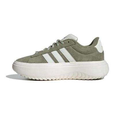 GRAND COURT PLATFORM Low-Top Casual Shoes Women's Green White Sneakers IH2431