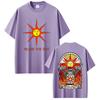 Game Dark Souls Church of The Sun Graphic Tshirt Men Women Fashion Gothic Rock Tshirts Mens Casual Vintage T Shirt Streetwear