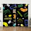 Curtain Gamepad Game Console Sunshade Digital Printing Curtain Blackout No Punching