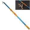 1.8m Fishing Pole Outdoor Fiberglass Telescopic Casting Fishing Rod with Metal Reel Seat