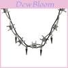 Gothic Thorns Necklace Alloy Pendant Jewelry For Men Women Fashion Accessory Spring