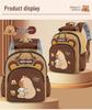 Capybara Kids' Lightweight Large-Capacity Water-Repellent Double Shoulder Backpack