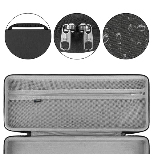 Geekria 90%-96% Keyboard Case, Hard Shell Travel Carrying Bag for 100-Key Computer Mechanical Gaming Keyboards, Compatible with Keychron K4/K4 HE, RK