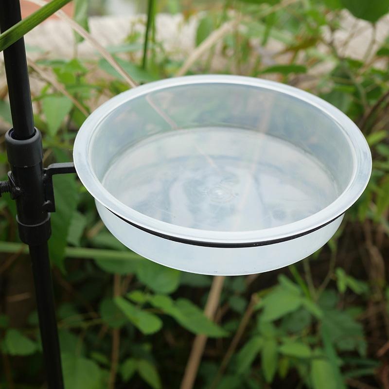 Bird Feed Bowl Transparent Circular Bird Feeder Imple Bird Comfortable Supplies Eating Environment And Able Provide