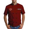 Popular Chef Print Elements Men's Chef Uniform
