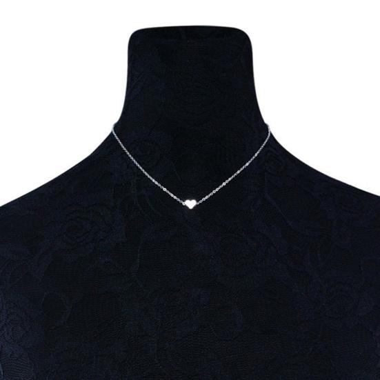 Love Heart Pendant Chain Necklace Women Jewelry Gift Cocktail Party