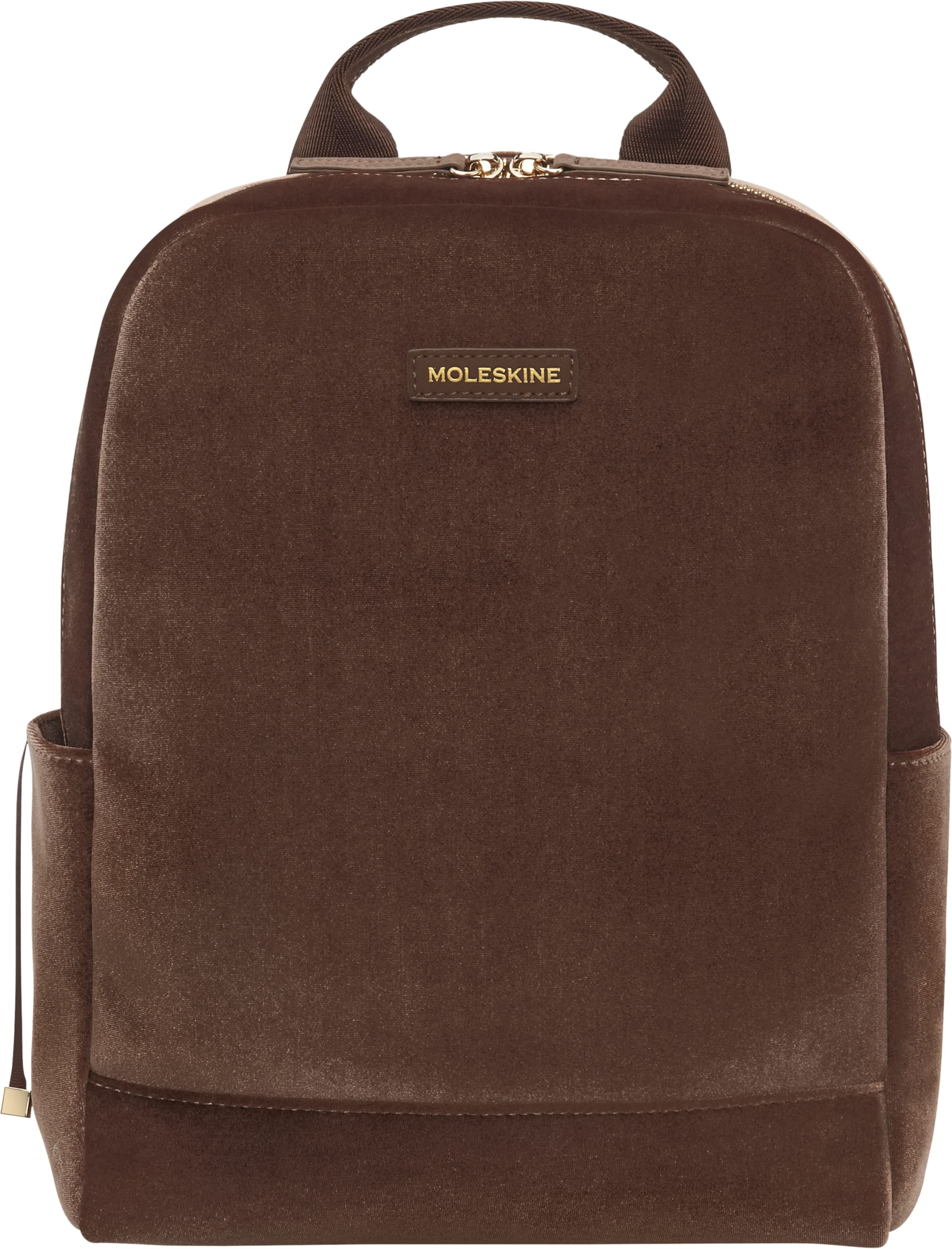 

Moleskine Women s 4-Piece Textile Backpack with 13-inch Laptop Storage, ET22FLBK3P30, Brown, One Size