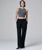 MALOUPE 2136 Wide Elastic Waist Pants (Black)