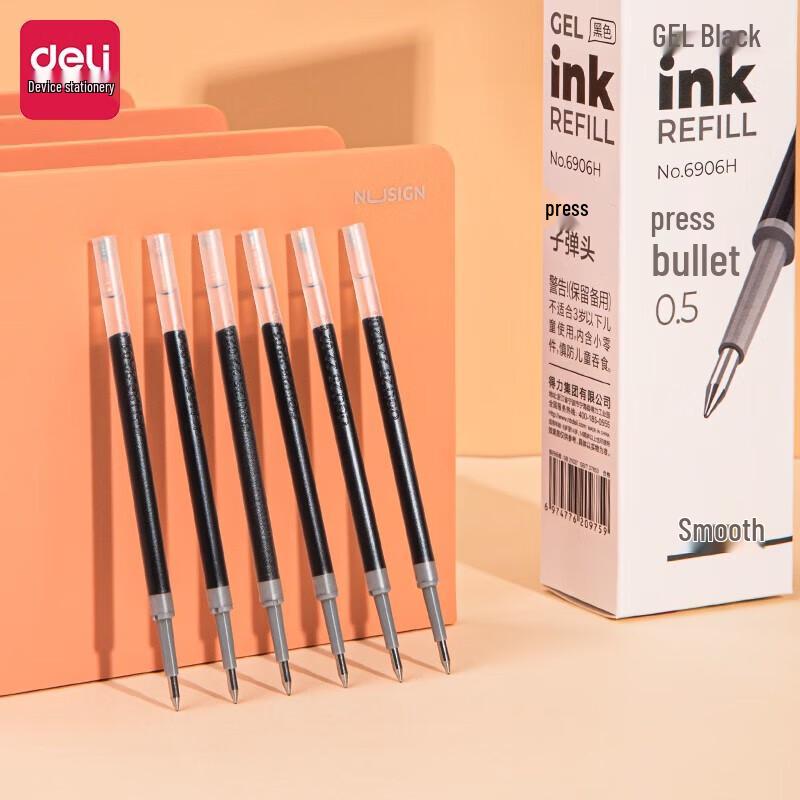 Deli 6906H Smooth Gel Pen Refill