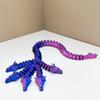 3D Printed Five-Headed Snake Dragon Ornament - Integrated Joint Movable Decoration For Home And Office