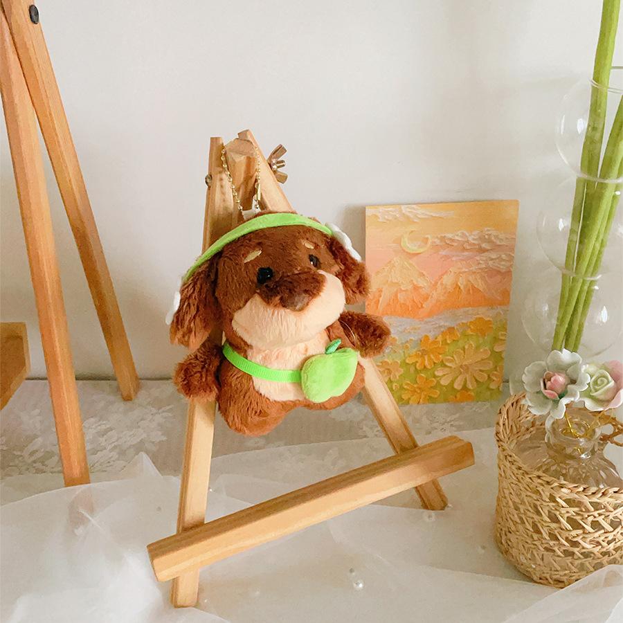 Cartoon Headphones, Shoulder Bag, Dachshund, Dog, Car Key, Pendant, Plush Toy, Doll, Bag, Accessories, Holiday Gift