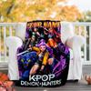 Customiz Name Personality K-Pop Demon Hunters Blanket Soft&Warm Office Bed Travel Lunch Break Blanket,Gift All Seasons