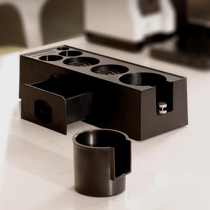 Espresso Tamping Station Espresso Coffee Organizer Box Espresso Organizer Portafilter Holder Espresso Coffee Organizer Box