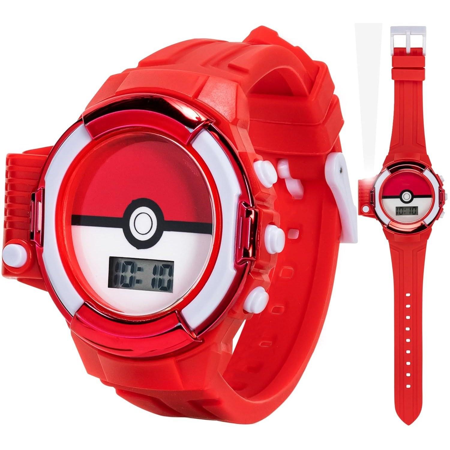Accutime Corp. Wristwatch Pokemon Digital Quartz Watch POK4281AZ Red